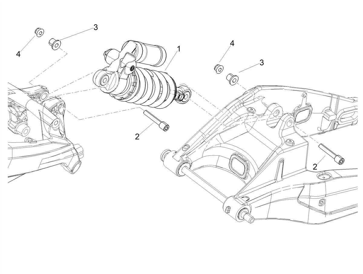 Rear shock absorber