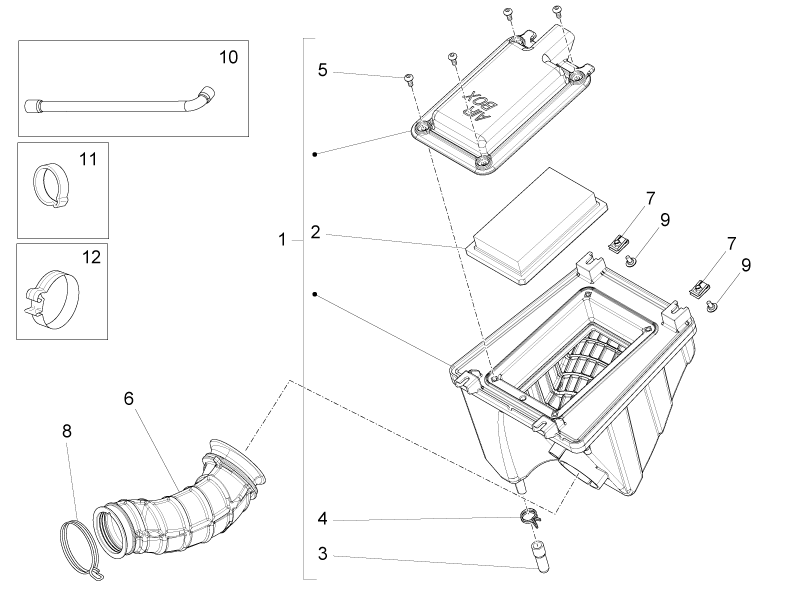 Air box cpl.
