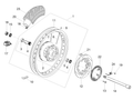 Rear tyre 130/80-17 Dunlop