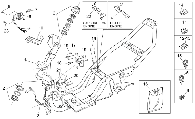 Control unit fixing plate