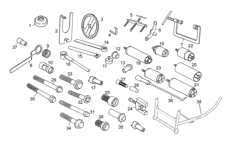 Roller bearing extractor