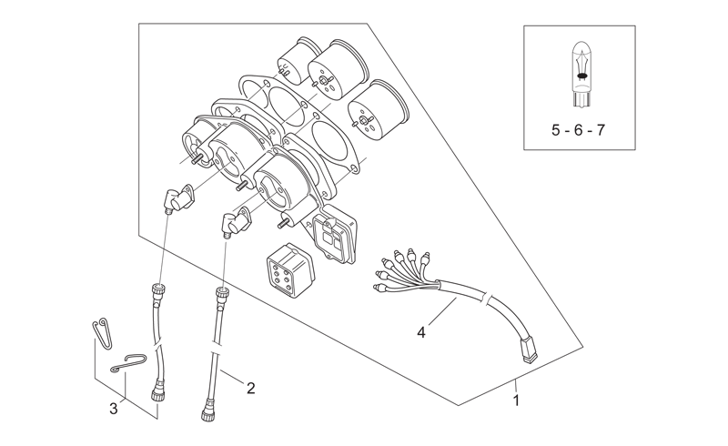 Odometer cable