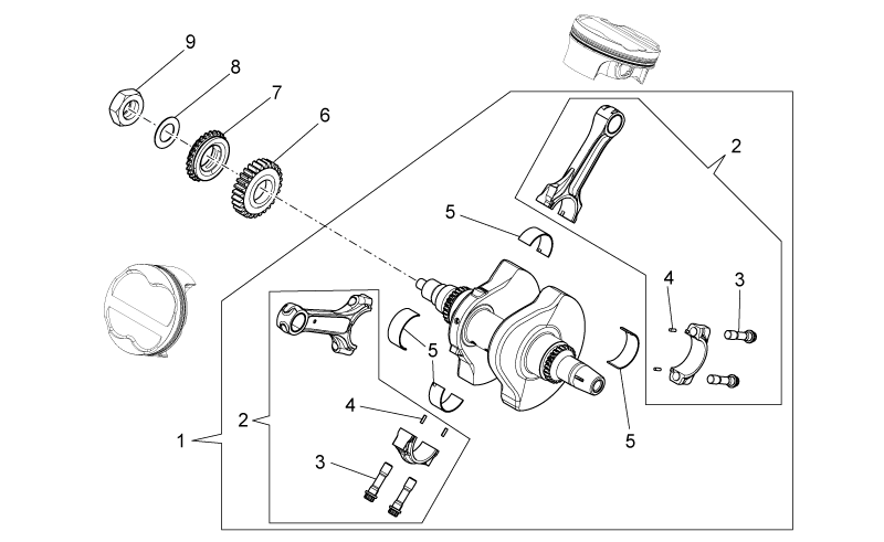 Primary drive gear cat.B Z=40