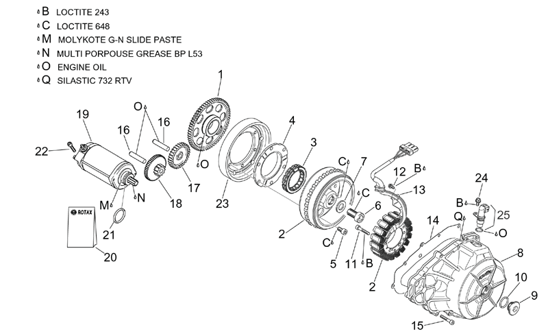 Drive shaft pos.sensor
