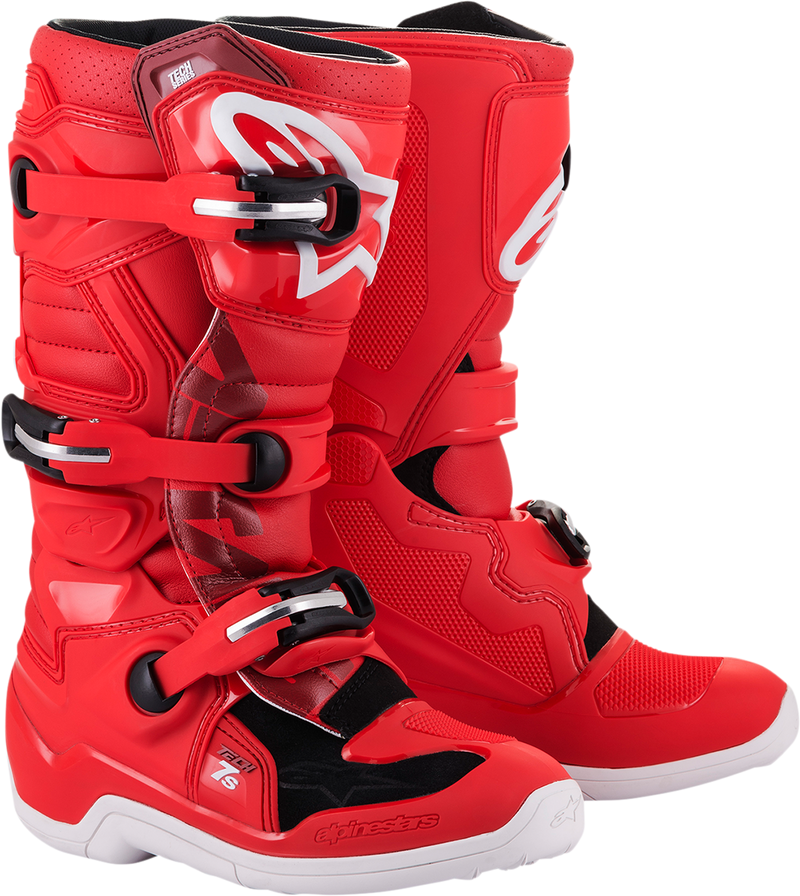 Alpinestars Youth Tech 7S Boots - Red
