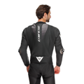 Laguna Seca 6 - Perforated One-Piece Leather Racing Suit Short/Tall Fit (S/T) - Black/White/Anthracite