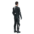 Laguna Seca 5 - Men's 2-Piece Motorcycle Perforated Leather Suit - Black/Black/White