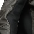 Istrice - Men's Motorcycle Perforated Leather Jacket - Dark-Brown