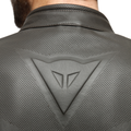 Istrice - Men's Motorcycle Perforated Leather Jacket - Dark-Brown
