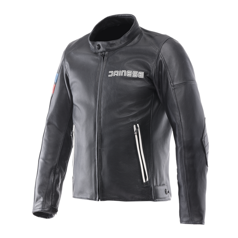 Leggenda - Motorcycle Jacket In Leather Men - Black