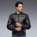 Leggenda - Motorcycle Jacket In Leather Men - Black