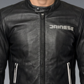 Leggenda - Motorcycle Jacket In Leather Men - Black