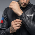 Leggenda - Motorcycle Jacket In Leather Men - Black