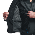 Avro 5 - Men's Motorcycle Leather Jacket - Black/Red-Lava/White