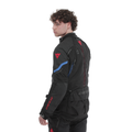 Super Adventure ABSØLUTESHELL™ - Men Motorcycle Off-Road Jacket - Black/Black/Blue