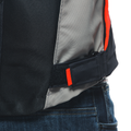 Super Rider 2 ABSOLUTESHELL™ - Men's Waterproof Motorcycle Jacket - Black/Dark-Gull-Gray/Fluo-Red