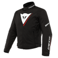 Veloce D-DRY®- Men's Waterproof Motorcycle Jacket - Black/White/Lava-Red