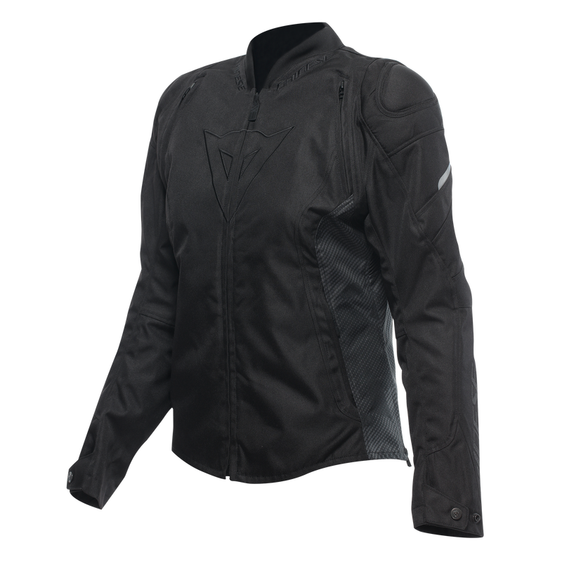 Avro 5 Tex - Women's Motorcycle Jacket In Fabric - Black/Black/Black