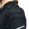 Avro 5 Tex - Women's Motorcycle Jacket In Fabric - Black/Black/Black