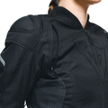 Avro 5 Tex - Women's Motorcycle Jacket In Fabric - Black/Black/Black