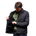 Marvila Tex - Motorcycle Jacket In Textile Men - Dark Grey