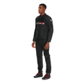 Herosphere Air Tex - Men's Motorcycle Jacket In Fabric - Black/White Stripes/Red