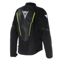 Herosphere Air Tex - Men's Motorcycle Jacket In Fabric - Black/White/Yellow-Fluo