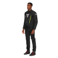 Herosphere Air Tex - Men's Motorcycle Jacket In Fabric - Black/White/Yellow-Fluo