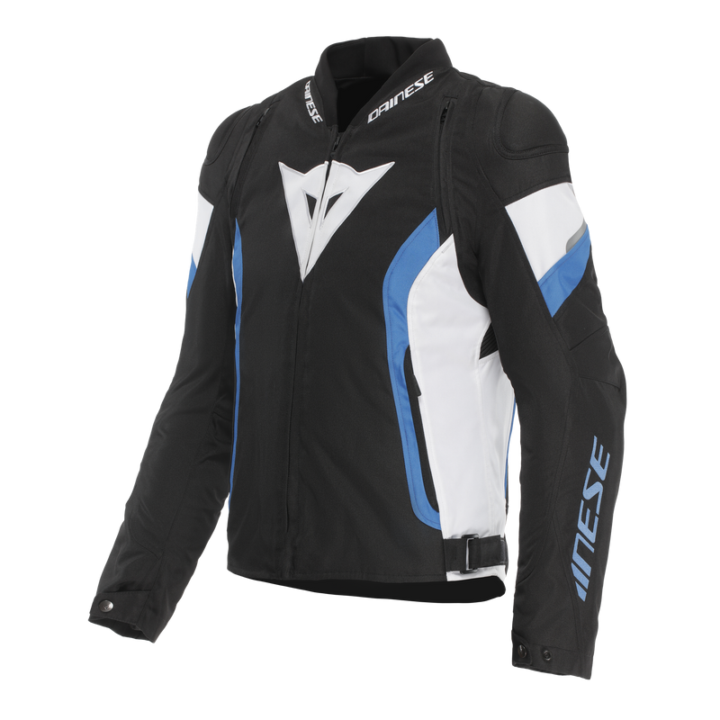 Avro 5 - Men's Fabric Motorcycle Jacket - Black/Blue/White