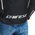 Avro 5 - Men's Fabric Motorcycle Jacket - Black/White/Black