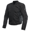 Avro 5 - Men's Fabric Motorcycle Jacket - Black/White/Black