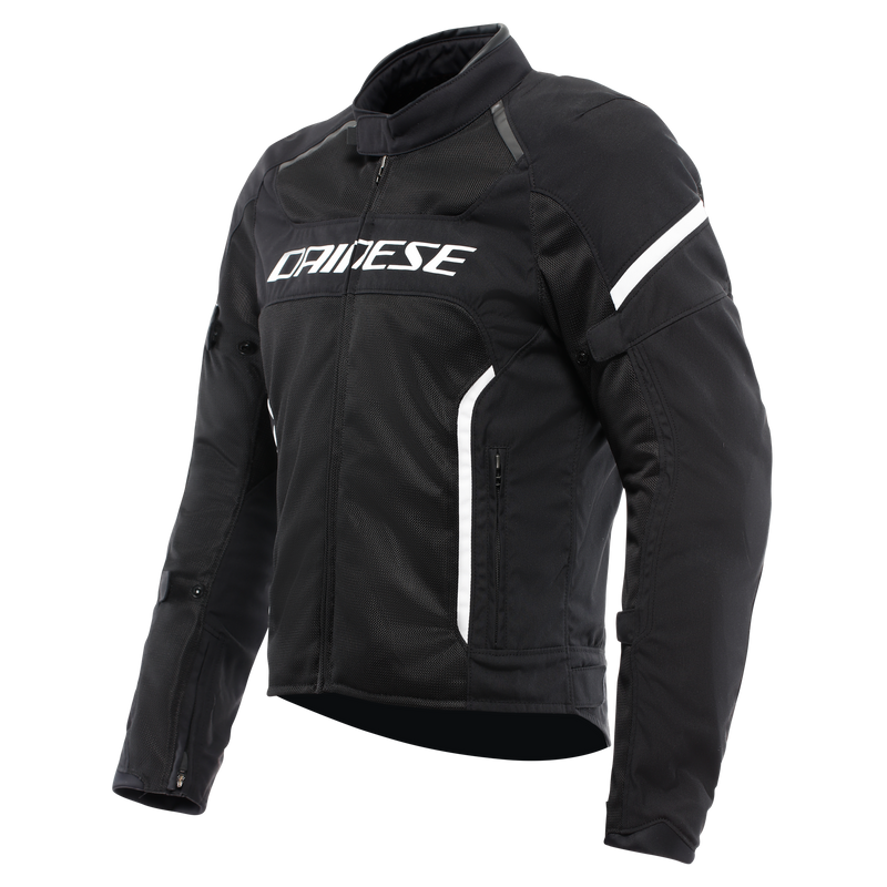 Air Frame 3 Tex - Men's Summer Motorcycle Jacket In Fabric - Black/Black/White