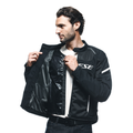 Air Frame 3 Tex - Men's Summer Motorcycle Jacket In Fabric - Black/Black/White