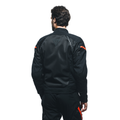 Air Frame 3 Tex - Men's Summer Motorcycle Jacket In Fabric - Black/Black/Red-Fluo
