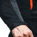 Air Frame 3 Tex - Men's Summer Motorcycle Jacket In Fabric - Black/Black/Red-Fluo
