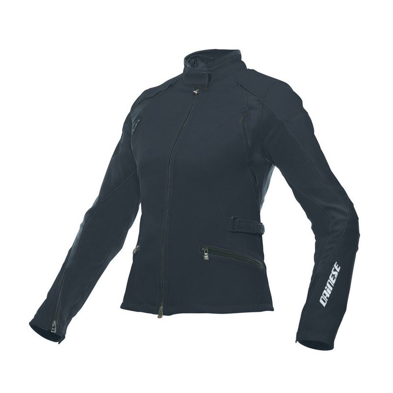 Arya Lady Tex - Women's Motorcycle Jacket In Fabric - Black/Black/Black