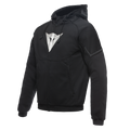Daemon-X Safety Hoodie - Men's Motorcycle Safety Hoodie - Black/Black/White