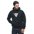 Daemon-X Safety Hoodie - Men's Motorcycle Safety Hoodie - Black/Black/White