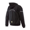 VR46 Hoodie Full Zip - Men's Protective Motorcycle Hoodie - Black/Yellow-Fluo