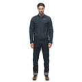 Denim Tex - Men's Motorcycle Jacket In Fabric - Blue