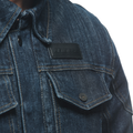 Denim Tex - Men's Motorcycle Jacket In Fabric - Blue