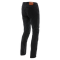 Chinos - Men Tapered Motorcycle Pants - Black