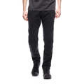 Chinos - Men Tapered Motorcycle Pants - Black