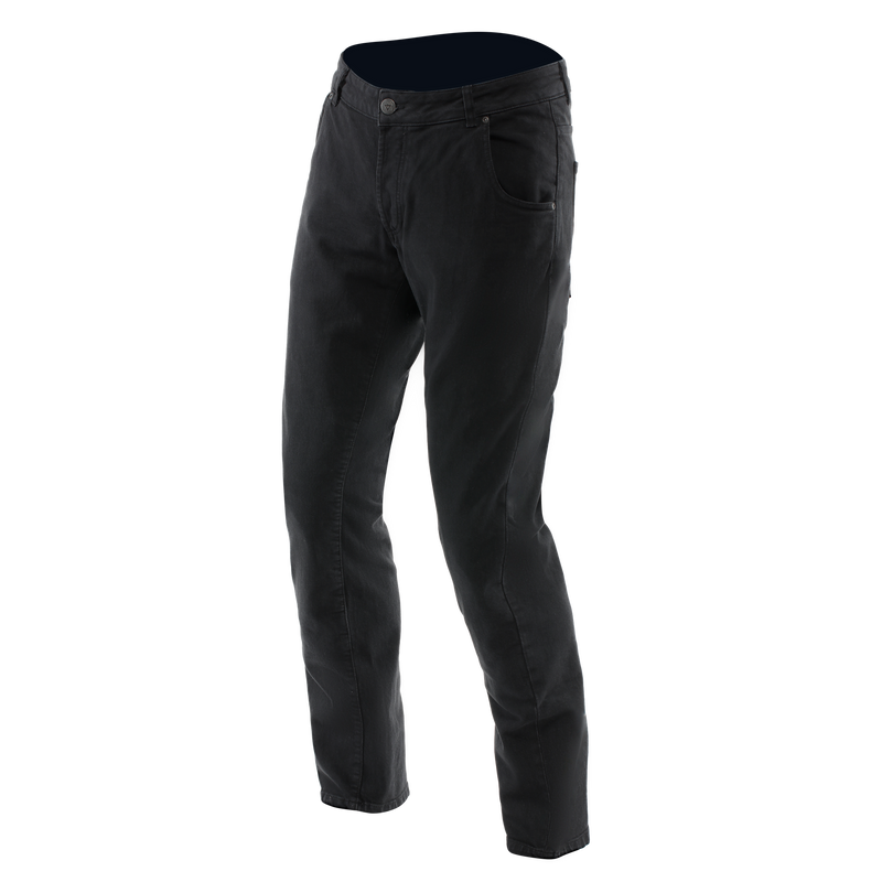 5-Pocket Denim Slim - Men Motorcycle Jeans - Black