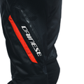 Drake 2 Super Air - Men's Summer Motorcycle Pants In Fabric - Black/Anthracite/Red-Fluo