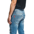 Denim Stone Slim - Men's Motorcycle Jeans - Light-Blue
