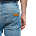 Denim Stone Slim - Men's Motorcycle Jeans - Light-Blue