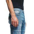 Denim Stone Slim - Men's Motorcycle Jeans - Light-Blue