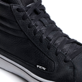 Street 3 WP Men's Waterproof Motorcycle Shoes - Black/Black/White