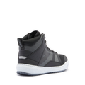 Suburb Air - Men's Summer Motorcycle Shoes In Fabric - Black/White/Iron-Gate